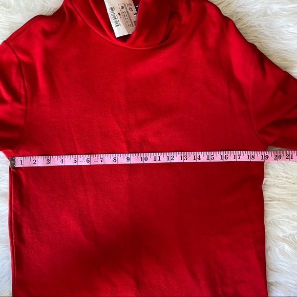 🔥SOLD🔥 Zara Trafaluc Turtleneck 3/4 Sleeve Dress Red S - Picture 13 of 16